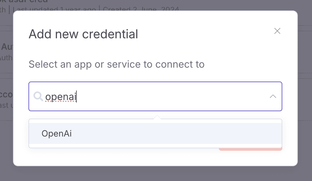 n8n credentials